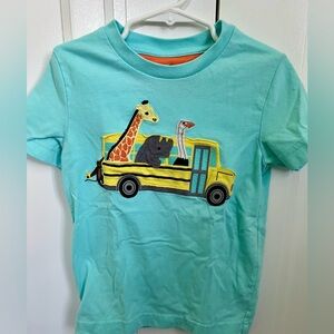 Boy’s Animal Bus Appliqué Shirt